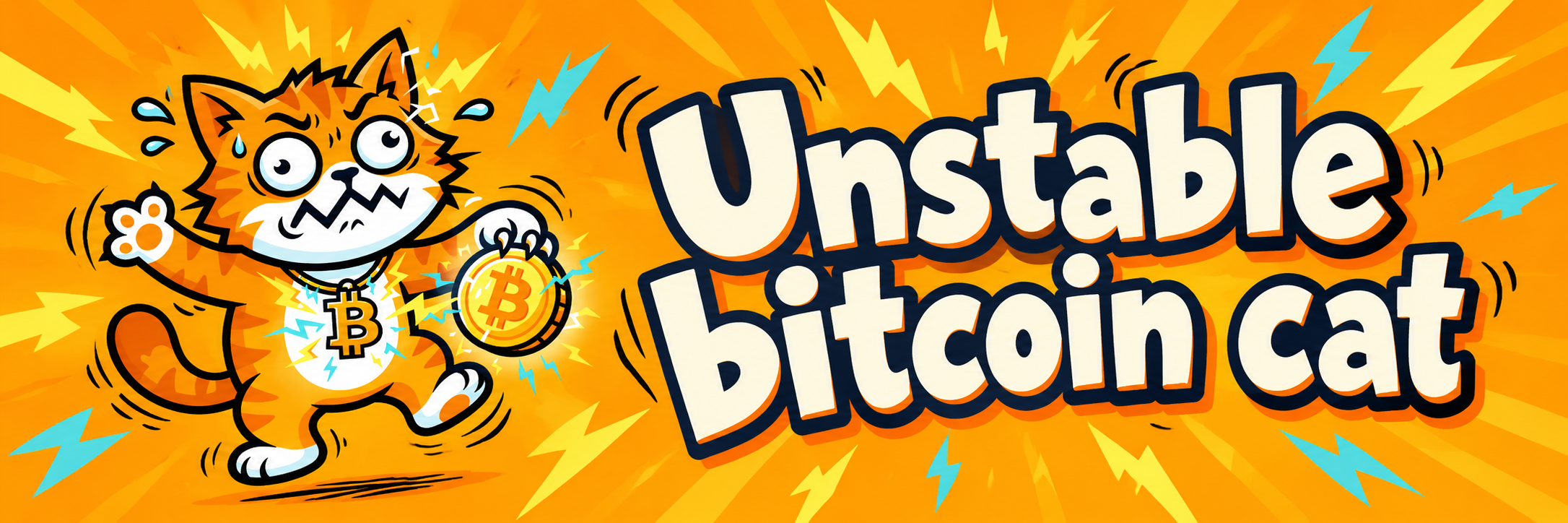 Unstable bitcoin cat banner